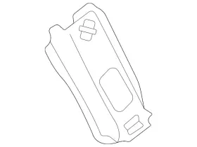 3cc-809-588 Volkswagen Genuine Front Reinforced