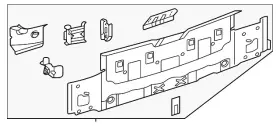 3cm-813-301-a Volkswagen Genuine Rear Body Panel