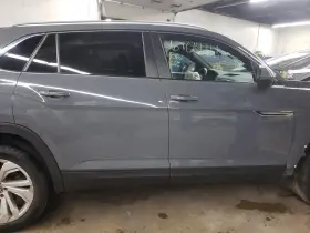 3cm809836 Volkswagen 20 21 22 23 Atlas Cross Sport Right Rocker And Post Bare Metal Cut Only Grey J2j2