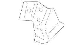 3cn-809-613 Volkswagen Genuine Reinforcement