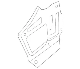 3cn-809-677 Volkswagen Genuine Lower Extension