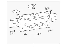 3g8-813-301-c Volkswagen Genuine Rear Body Panel
