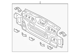 561-813-301 Volkswagen Genuine Rear Body Panel