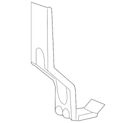 5c6-813-745 Volkswagen Genuine Rear Body Panel Bracket