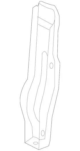 5g6-807-125 Volkswagen Genuine Bumper Bracket