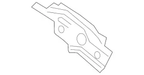 5g9-809-486 Volkswagen Genuine Upper Reinforced