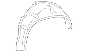5n0-810-972 Volkswagen Genuine Splash Shield