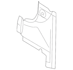 Volkswagen 5n0-813-392 Genuine Extension Panel