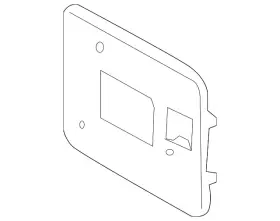 31276325 Volvo Genuine Rear Body Panel Bracket
