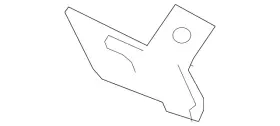 31416424 Volvo Genuine Quarter Panel Filler Bracket