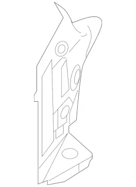 32353822 Volvo Genuine Quarter Panel Extension