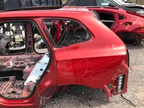 Volvo Xc60 T5 2.0l L4 2018-2024 Left Driver Rear Quarter Panel Body Frame Cut Clip Oem