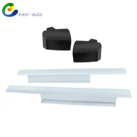 Ea1923536su Wflnhb For Silverado Gmc Standard 07-13 Rocker Panels And Cab Corners Kit Black&sliver