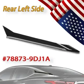 78873-9dd0a Yksei-autoparts Lh Rear Left Driver Side Pillar Molding Trim For Nissan Maxima 2016-2021 Us