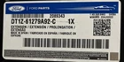 Genuine Ford Extension DT1Z-61279A92-C New. Price: $36.43.