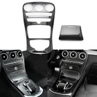 For Mercedes Class W205 Carbon Fiber Style Console Gear Shift Frame Panel Trim New. Price: $59.98.