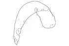 Genuine Mercedes-benz Wheelhouse Liner 207-690-28-30 New. Price: $106.10.