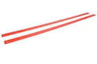 Fivestar Wear Strip - Molded Plastic Fluorescent Red 2019 Late Model Pair New. Price: $73.72.