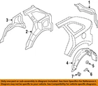Ford Oem Rear Fender-liner Splash Shield Right BT4Z7828370A New. Price: $59.33.