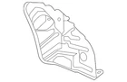 Genuine Nissan Splash Shield 78819-1JA0A New. Price: $38.22.