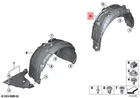 Genuine Bmw F70 F74 116 118D 120 Cover Wheel Housing Rear Left 51719629837 New. Price: $106.61.