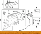 Gm Oem 19-23 Blazer Quarter Panel Interior Trim-lower Qtr 84551368 New. Price: $444.59.