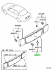 Oem Garnish Kit,rr End Panel Genuine Mitsubishi Lancer Evolution MB907191 New. Price: $243.88.