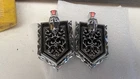 1978 1979 Monte Carlo Roof Emblem Sail Panel Pillar, Quarter Ornament Black Rare New. Price: $200.00.