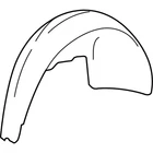 Genuine Mercedes-benz Wheel Well Liner Cover Rear Left Oe 164884472264 New. Price: $267.34.