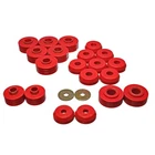 Energy Suspension Body Mount Set 4.4109R; Red Polyurethane Ford Bronco (4WD) New. Price: $141.35.