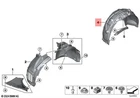 Genuine Bmw X3 G45 G48 20 Xdrive Cover Wheel Housing Rear Left 51719881285 New. Price: $135.12.
