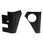 For Jeep Wrangler 97-06 Warrior 916APC Black Diamond Plate Rear Corners Holes New. Price: $306.83.