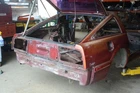 84-85 Nissan 300ZX 2+0 Red Passenger Right Rear Quarter Panel Cut Assembly Used. Price: $597.27.