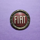 BIN32 Used Vintage Original Fiat Enamel Wreath Emblem Lorioli Milano. Price: $39.99.