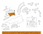 Chrysler Oem 01-06 Sebring Quarter Panel Inner Structure-reinforcement 4878375AB New. Price: $32.15.
