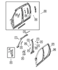 Genuine Mopar Body Side Aperture Inner Complete Panel Right 68066892AF New. Price: $2466.93.