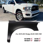 For 2019-2025 Dodge Ram 2500/3500 Front Right Side Fender Without Flare Holes New. Price: $294.00.