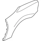 Genuine Bmw Side Panel, Rear, Right, Wid 41-35-0-307-018 New. Price: $1211.95.