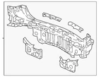 Genuine Honda Rear Body Panel 66100-TLA-A00ZZ New. Price: $841.43.