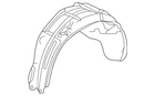 Genuine Acura Fender Rear (inner) 74541-TX4-A02 New. Price: $60.33.
