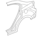 Genuine Oe 12-15 Honda Left Driver Side Quarter Panel 04646-TR0-A91ZZ New. Price: $940.00.