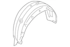 Genuine Subaru Wheelhouse Liner 59122AN01A New. Price: $38.17.