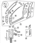 Genuine Mopar Quarter Inner Panel Right Upper 55275284 New. Price: $6.03.