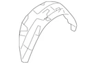 Genuine Ford Wheelhouse Liner 6E5Z-5428370-A New. Price: $89.96.