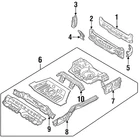 Genuine Ford Rear Extension F1KY-5428011-A New. Price: $8.59.