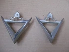 1957 Lincoln Rear Quarter Panel Emblem Frames BAJ-5825666-A Used. Price: $39.00.