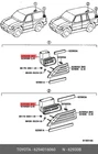 Genuine Oe Duct Assy, Quarter Vent, Right, 6294016060 For Toyota 62940-16060 Neu. Price: $35.00.