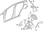 Genuine Gm Driver Side Quarter Inner Panel Extension 42603053 New. Price: $13.55.