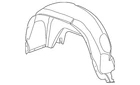 Genuine Gm 2007-2010 Outlook Rear Wheelhouse Liner 25858927 New. Price: $125.17.