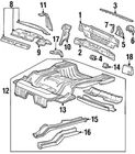 Genuine Ford Rear Body Panel F5RZ-5440320-A New. Price: $82.76.
